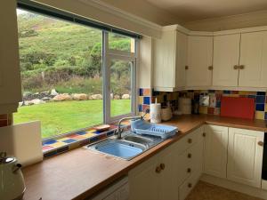 Kuchyň nebo kuchyňský kout v ubytování Errigal Lodge, Dunlewey