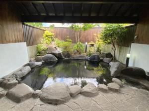 Zahrada ubytování Yufuin Onsen Hasuwa Inn