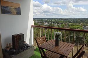 Balkón nebo terasa v ubytování Studio Charmant avec vue magnifique!