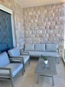 Posezení v ubytování Lux Apartments Krasici