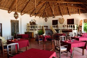 Restaurace v ubytování Fumba Beach Lodge