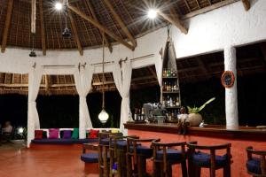 Restaurace v ubytování Fumba Beach Lodge