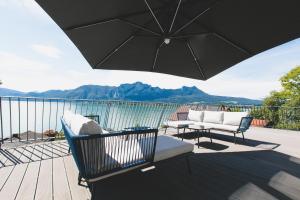 
Ein Balkon oder eine Terrasse in der Unterkunft Villa Mondsee
