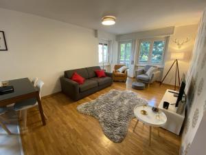 Setusvæði á Clotes modern apartment, 50m from slopes - sleeps 6-8, 2 bath - SauzeHoliday