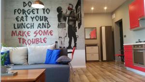Posedenie v ubytovaní Street Art Apartment