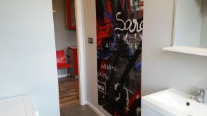 Kúpeľňa v ubytovaní Street Art Apartment