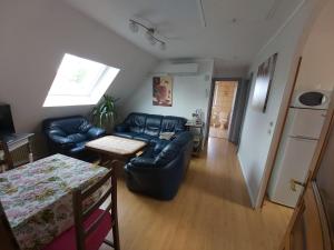 Χώρος καθιστικού στο petit cocon en Alsace du Nord