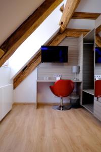 TV a/nebo společenská místnost v ubytování Hotel & Restaurant Adler Ittendorf - 24h Self-CheckIn