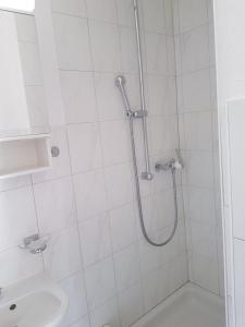 Koupelna v ubytování Chesa Madrisa