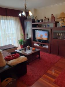Televízia a/alebo spoločenská miestnosť v ubytovaní Piso La Seca