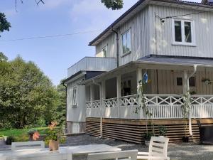 Bygningen som bed-and-breakfastet ligger i