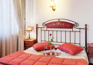 Postel nebo postele na pokoji v ubytování Hotel Driofillo