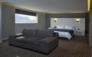 Postel nebo postele na pokoji v ubytování Holiday Inn Express Pachuca by IHG