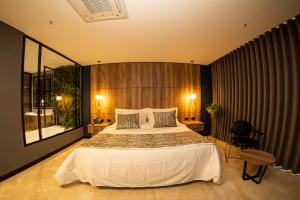 Katil atau katil-katil dalam bilik di HOTEL CAVALTA