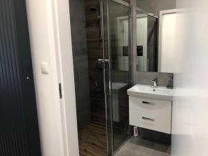 Łazienka w obiekcie Apartamenty Dworcowa 45