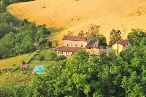 Bird's-eye view ng Agriturismo Acero Rosso