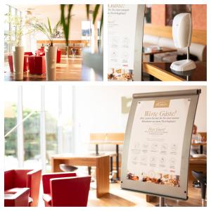 Business Hotel Ambio Gleisdorf的休息区