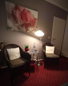 Posezení v ubytování Hotel Garni am Eckernweg