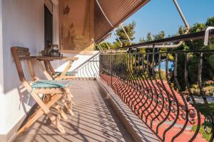 Balkón alebo terasa v ubytovaní Kartalia apartment