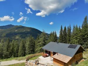 domek z widokiem na góry w obiekcie Ampferkaralm Hütte w mieście Forstau +10 zdjęć
