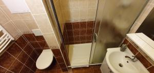 Koupelna v ubytování Hotel Poprad
