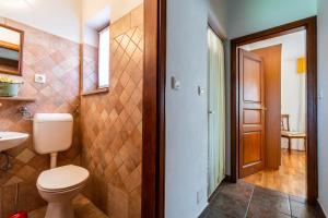 Koupelna v ubytování Apartments Krnica 1510