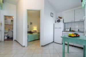 Kuchyň nebo kuchyňský kout v ubytování Apartments Krnica 1510