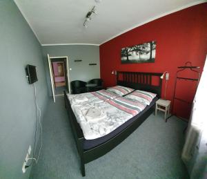 Postel nebo postele na pokoji v ubytování Hotel Poprad