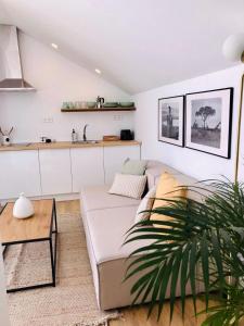 Apartamentos La Bola Suite的休息区