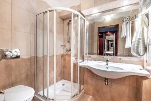 Kúpeľňa v ubytovaní Hotel Gołębiewski Białystok