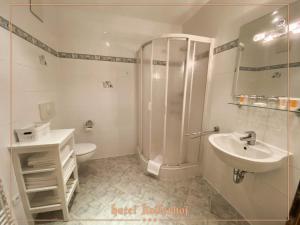 Koupelna v ubytování Hotel Kollerhof