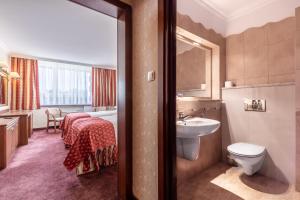 Kúpeľňa v ubytovaní Hotel Gołębiewski Białystok