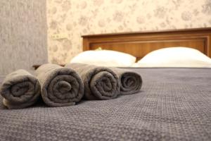 Postel nebo postele na pokoji v ubytování Bogdanov Yar Hotel