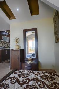 A bed or beds in a room at Studios Xanthipi