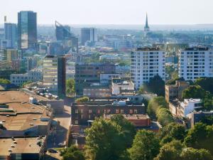 Nespecifikovaný výhled na destinaci Tallinn nebo výhled na město při pohledu z apartmánu