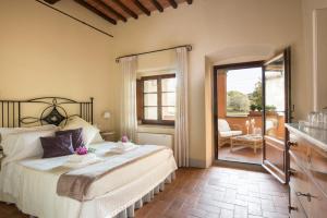 Voodi või voodid majutusasutuse Borgo I Vicelli Adults Only Relais toas