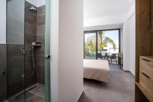 Kúpeľňa v ubytovaní Moscha Hotel