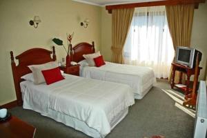 Cama o camas de una habitación en Malalcahuello Thermal Hotel & Spa