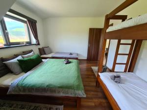 En eller flere senge i et værelse på Woodpark Valčianska dolina