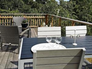 Balkón nebo terasa v ubytování 4 person holiday home in UDDEVALLA-By Traum