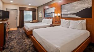 Postel nebo postele na pokoji v ubytování Best Western Plus Oklahoma City Yukon