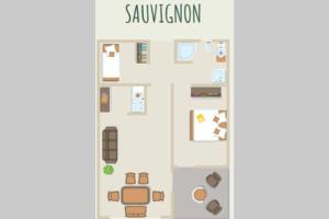Půdorys ubytování Baumgartnerhof Sauvigon