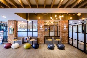 Posezení v ubytování Shin Shin Hotel Cheonjiyeon