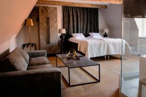 Postel nebo postele na pokoji v ubytování Hotell Visby Börs