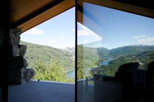 a view from the balcony of a house at Quinta De Calvelos in Vieira do Minho