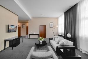 TV a/nebo společenská místnost v ubytování Focus Hotel Premium Elbląg
