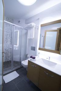 Koupelna v ubytování Cumbali Suite Hotel