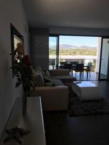 A seating area at Luxus-Chalet-Casas-Blancas-cases-blanques-1-casa-A
