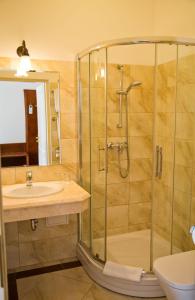 Kúpeľňa v ubytovaní Hotel Polonia
