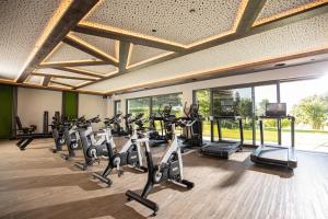 Fitness centrum a/nebo fitness zařízení v ubytování Natur- und Aktivresort Reiterhof + 89 fotografií